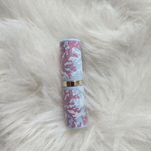 Pink and Blue Coral Pattern Lipstick Case